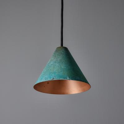  Hans Agne Jakobsson Hans Agne Jakobsson Verdigris Patinated Mini Tratten Pendant