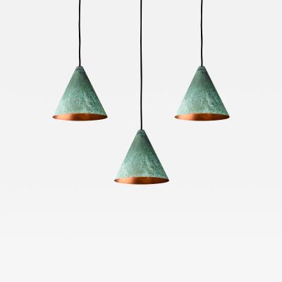  Hans Agne Jakobsson Hans Agne Jakobsson Verdigris Patinated Tratten Outdoor Pendant