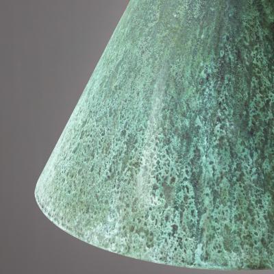  Hans Agne Jakobsson Hans Agne Jakobsson Verdigris Patinated Tratten Pendant