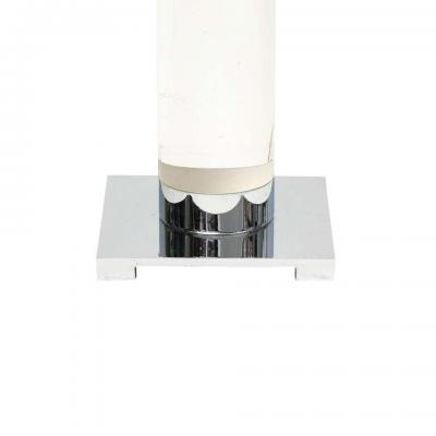  Hansen Lighting Co Hansen Lamp Acrylic Nickel Chrome Signed