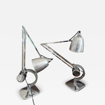  Hardrill and Horstmann Pair of Hardrill and Horstmann Counterpoise Articulated Task Lamps 1950