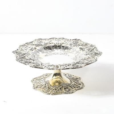  Hardy Hayes Aesthetic Movement Sterling Silver Gold Washed Taza signed Hardy Hayes Co 