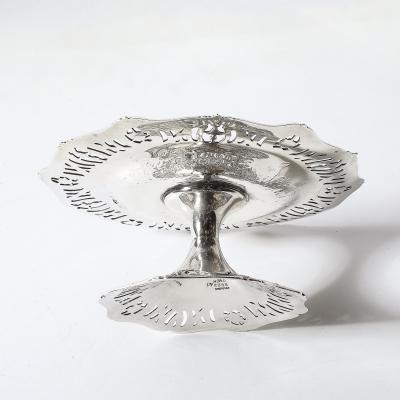  Hardy Hayes Pair of Aesthetic Movement Sterling Silver Tazas signed Hardy Hayes Co 