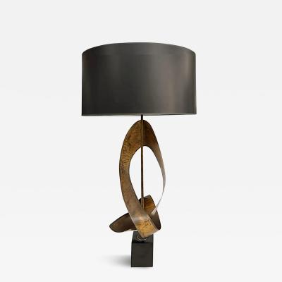  Harold Barr Richard Weiss Brutalist Harry Balmer Harold Weiss Laurel Ribbon Table Lamp