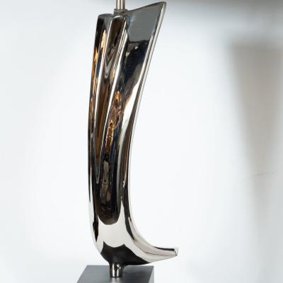  Harold Barr Richard Weiss Pair of Midcentury Weiss Barr Brutalist Table Lamps for Laurel Lamp Co 