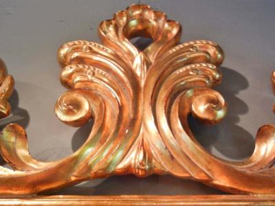  Harrison Gil Large Carved and Gilt Mahogany Mirror by Harrison Gil later Christopher Guy 