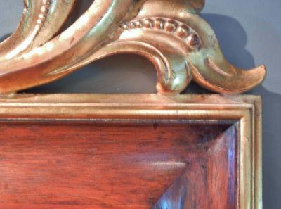  Harrison Gil Large Carved and Gilt Mahogany Mirror by Harrison Gil later Christopher Guy 