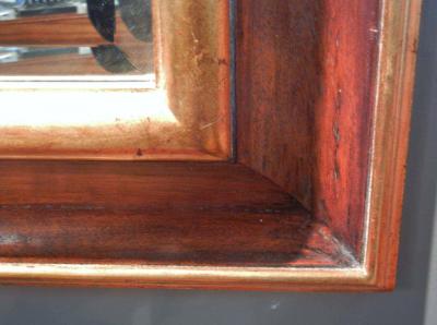  Harrison Gil Large Carved and Gilt Mahogany Mirror by Harrison Gil later Christopher Guy 