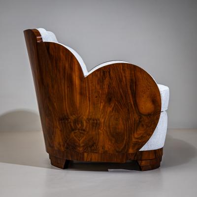  Harry Lou Epstein Furniture Co Pair of Cloud Lounge Chairs by Harry and Lou Epstein United Kingdom 1920s