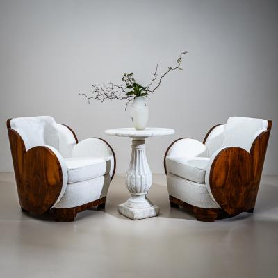  Harry Lou Epstein Furniture Co Pair of Cloud Lounge Chairs by Harry and Lou Epstein United Kingdom 1920s