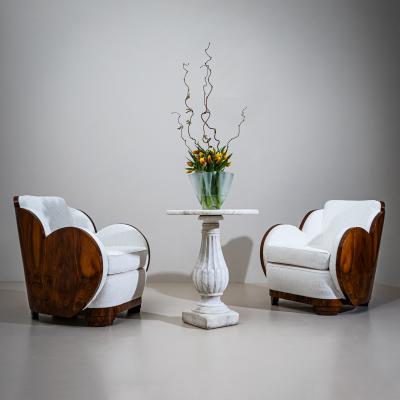  Harry Lou Epstein Furniture Co Pair of Cloud Lounge Chairs by Harry and Lou Epstein United Kingdom 1920s