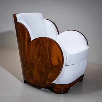  Harry Lou Epstein Furniture Co Pair of Cloud Lounge Chairs by Harry and Lou Epstein United Kingdom 1920s