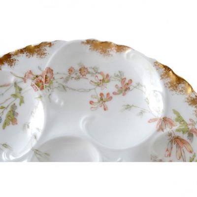  Haviland Co 1892 Antique Limoges Porcelain Oyster Plate