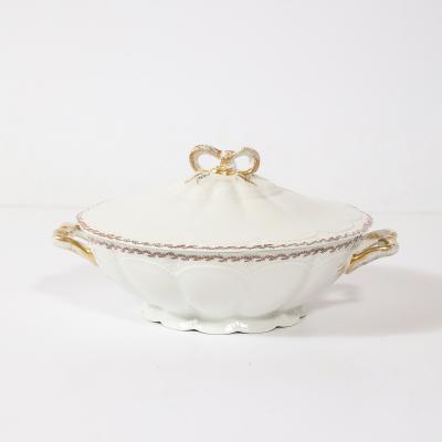  Haviland Co Antique Haviland for Limoges Porcelain Dinner Set for 24 Floral Spray Pattern