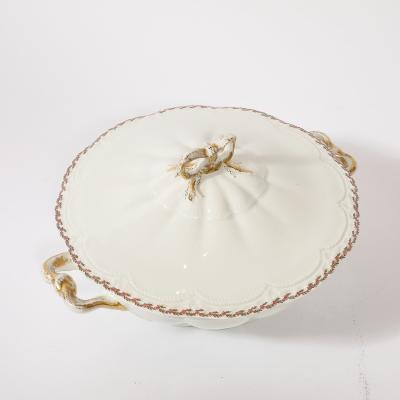  Haviland Co Antique Haviland for Limoges Porcelain Dinner Set for 24 Floral Spray Pattern