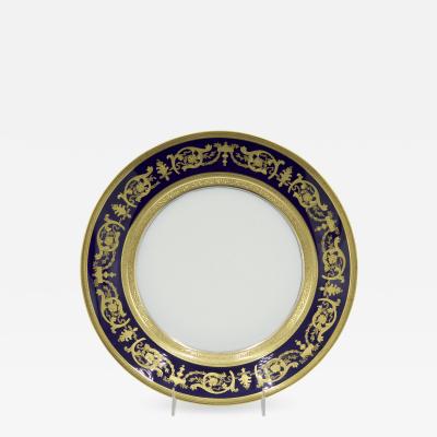  Haviland Co French Victorian Haviland Porcelain Dinner Plates