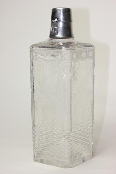  Hawkes Copper Wheel Engraved Decanter Sterling Stopper by Hawkes 1925 United States