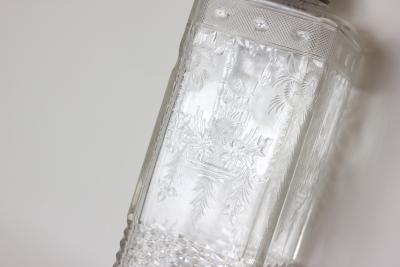  Hawkes Copper Wheel Engraved Decanter Sterling Stopper by Hawkes 1925 United States