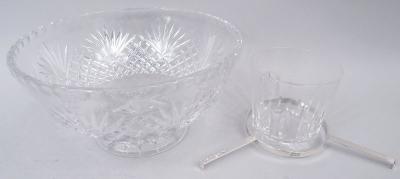  Hawkes Hawkes American Edwardian Sterling Silver Cut Glass Caviar Bowl