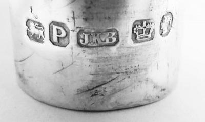  Hawksworth Pair of English Victorian Neoclassical 4 Light Candelabra 1882