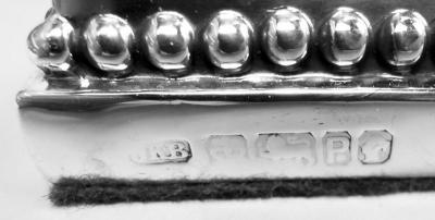  Hawksworth Pair of English Victorian Neoclassical 4 Light Candelabra 1882