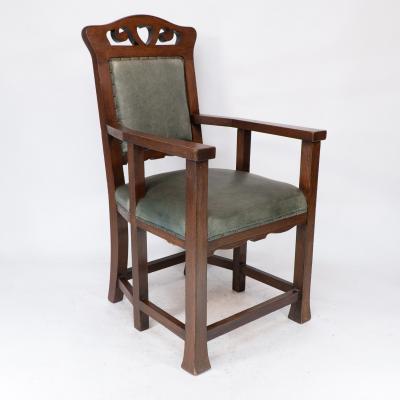  Heal s Heals Heal Son Ltd Heal Son attributed An Arts Crafts Six legged Oak Armchair