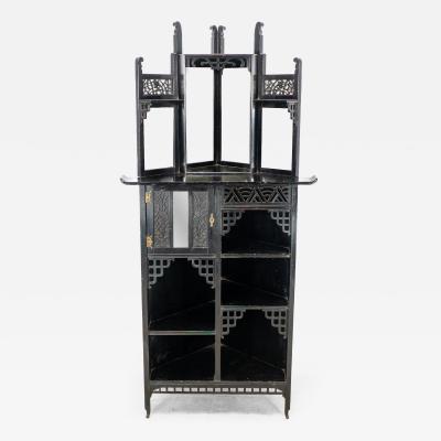 Heal s Heals Heal Son Ltd Heals Attributed an Anglo Japanese Aesthetic Movement Butterfly Corner Cabinet