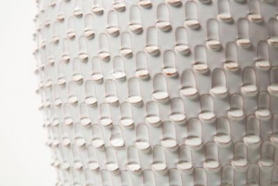  Hegnetslund Keramik Hegnetslund Table Lamps Ceramic White Textured Relief Signed