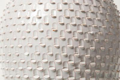  Hegnetslund Keramik Hegnetslund Table Lamps Ceramic White Textured Relief Signed