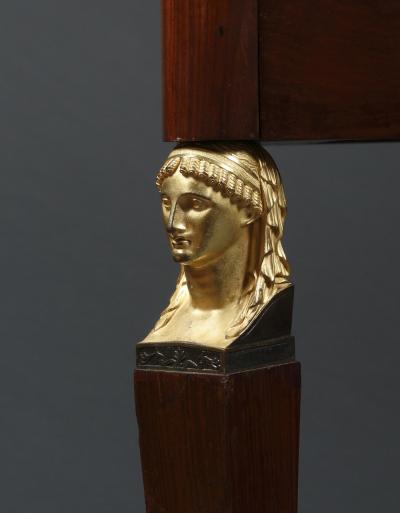  Heinrich Gantenbrink THE ROMANOV BUREAU AN IMPERIAL MAHOGANY GILT AND PATINATED BRONZE MOUNTED