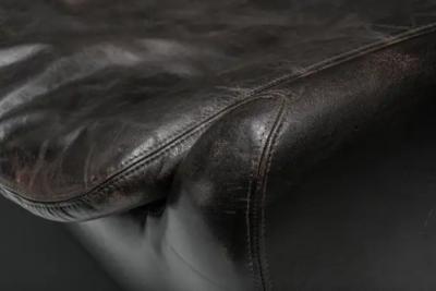  Heinz Waldmann A Schmidt Belgian Design Dark Brown Pasha Lounge Chairs by Durlet 1970s