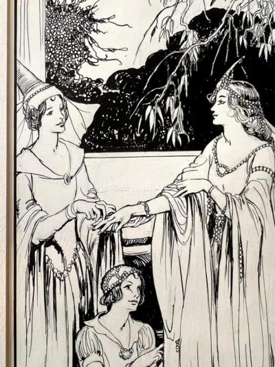  Helen Jacobs BWS The Court Ladies Dressed Gerda Women Illustrators