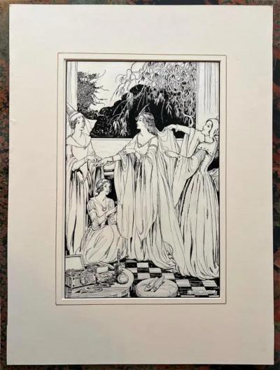  Helen Jacobs BWS The Court Ladies Dressed Gerda Women Illustrators