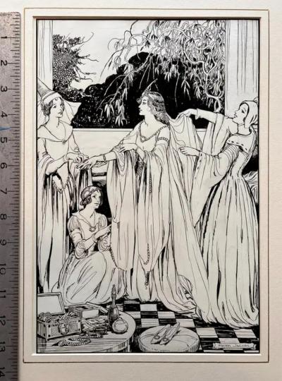  Helen Jacobs BWS The Court Ladies Dressed Gerda Women Illustrators