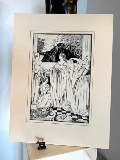  Helen Jacobs BWS The Court Ladies Dressed Gerda Women Illustrators