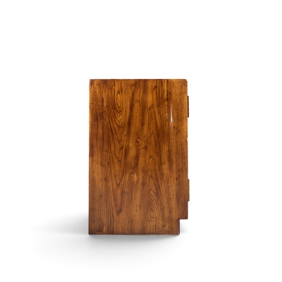  Henredon Furniture Henredon Campaign Mid Century Walnut and Brass Cabinet