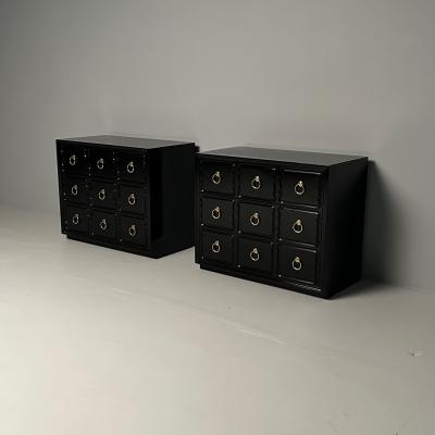 Henredon Furniture Pair of Dorothy Draper for Heritage Espana Chests Commodes Mid Century Modern