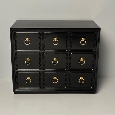 Henredon Furniture Pair of Dorothy Draper for Heritage Espana Chests Commodes Mid Century Modern