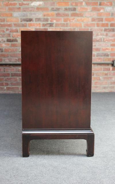  Henredon Furniture Vintage Stained Satinwood Nine Drawer Dresser with Brass Pulls by Henredon