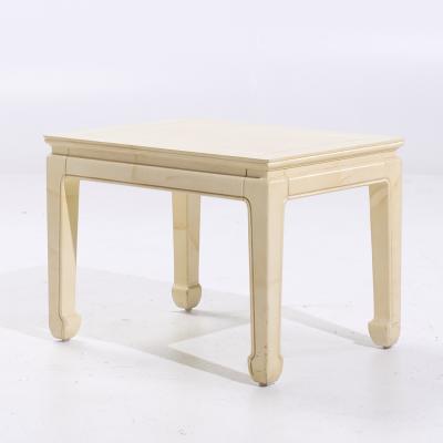  Henredon Henredon Mid Century Goatskin Side Tables Pair