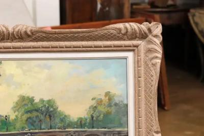  Henri Pontoy French Henri Jean Pontoy Oil on Canvas Painting of the Pont Neuf over the Seine