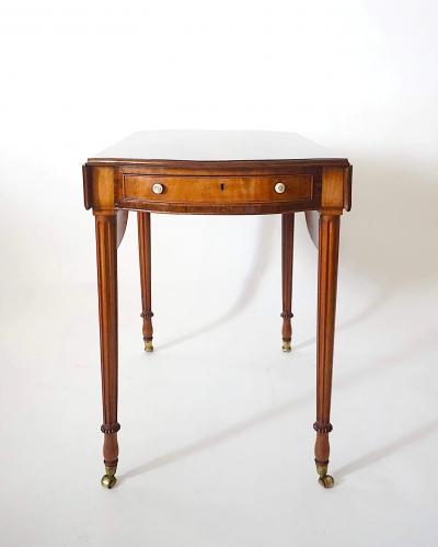  Henry Hill of Marlborough George III Serpentine Pembroke Table Henry Hill of Marlborough circa 1775