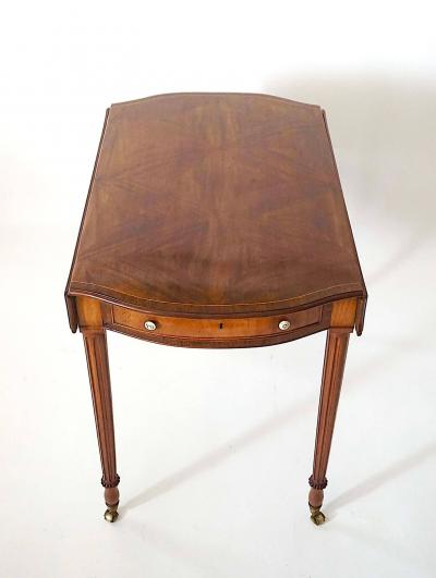  Henry Hill of Marlborough George III Serpentine Pembroke Table Henry Hill of Marlborough circa 1775