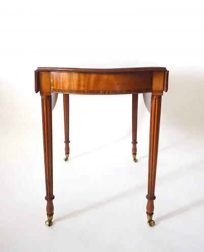  Henry Hill of Marlborough George III Serpentine Pembroke Table Henry Hill of Marlborough circa 1775