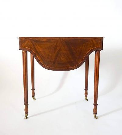  Henry Hill of Marlborough George III Serpentine Pembroke Table Henry Hill of Marlborough circa 1775