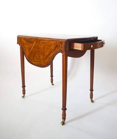  Henry Hill of Marlborough George III Serpentine Pembroke Table Henry Hill of Marlborough circa 1775