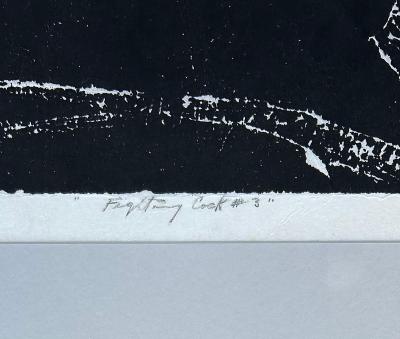  Henry Williams African American Walter Henry Williams Print Fighting Cock 3 