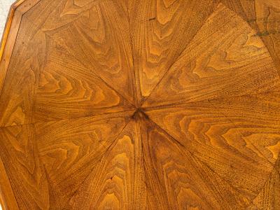  Heritage Furniture Heritage Furniture Esperanto Collection Walnut Octagon Coffee Table