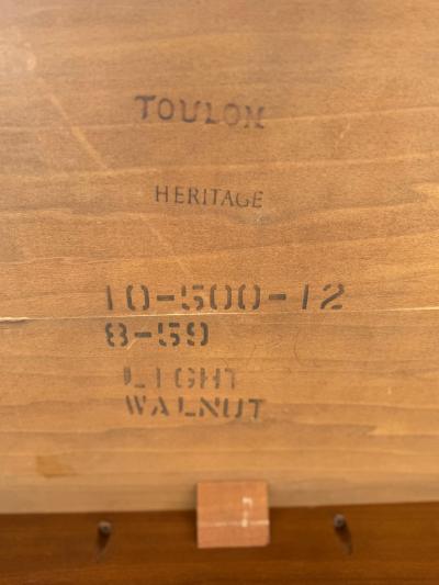  Heritage Furniture Vintage Walnut Heritage Furniture Toulon Collection Coffee Table