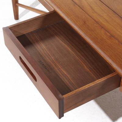  Heritage Henredon Henredon Heritage Mid Century Walnut Coffee Table